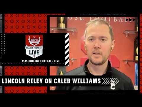 Lincoln Riley on Caleb Williams transferring to USC | College Football Live