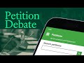 E-petition debate relating to brain cancer research and treatment - Monday 15 June 2026.