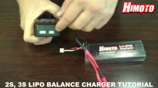 BC-3S10 2S/3S LiPo Battery Balance Charger w/ Power Supply for 12V3A Adapter