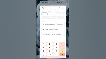 Thumbnail of How to create custom size on canva #CanvaTipsandtricks#canvaforbeginners#canvatutorials