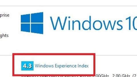 Get Windows Experience Index in Windows 10 (and maybe 11?)