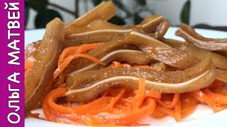 Свиные Ушки По-Корейски (Вкусная Закуска) | Sliced Pig's Ears