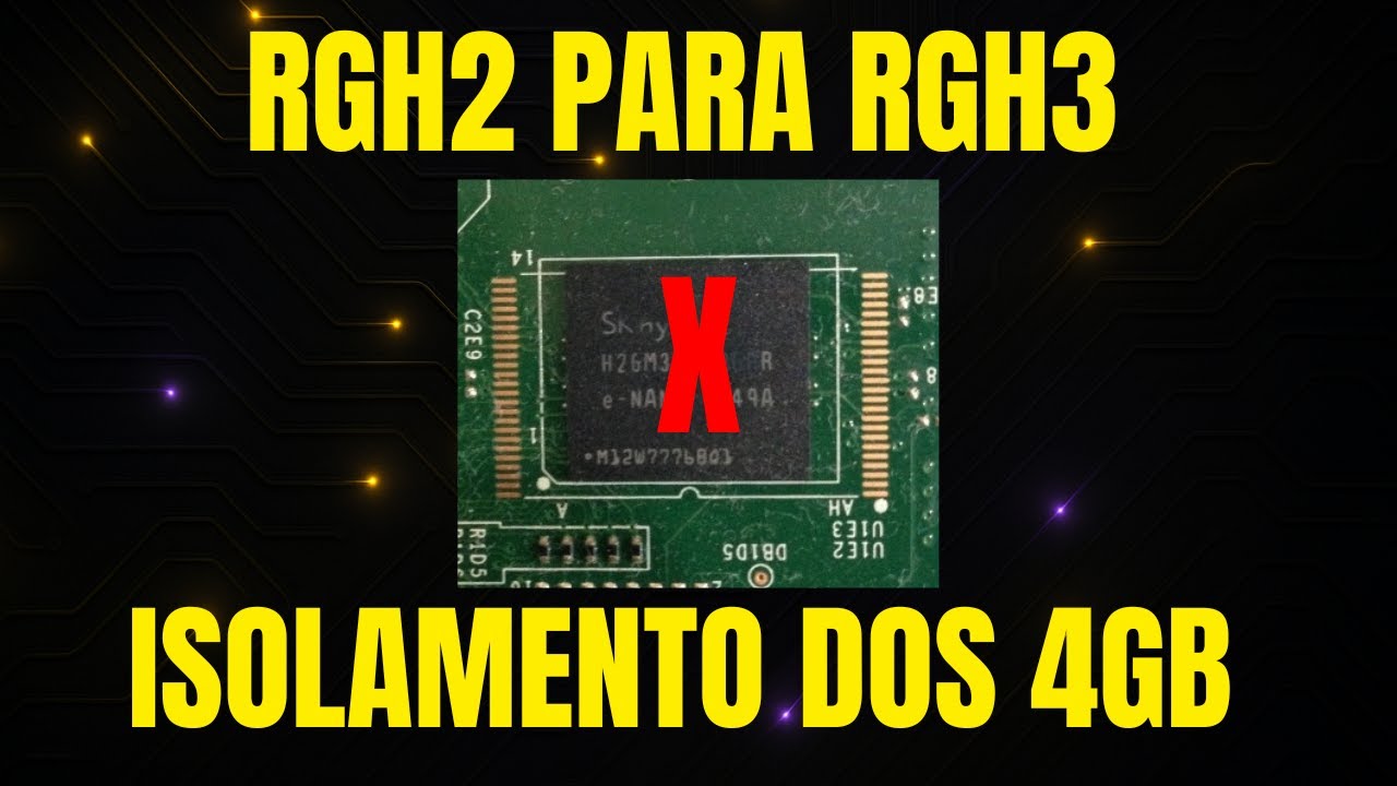 Muhammad Rgh2 Convertendo RGH2 para RGH3 + isolamento do módulo de 4GB! Xbox 360 Slim ...