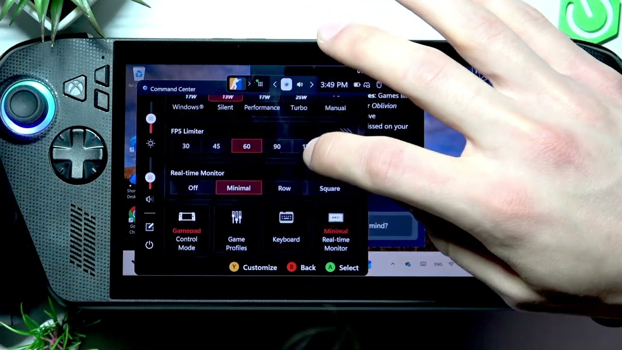 Как проверить температуру на Asus ROG Xbox Ally X