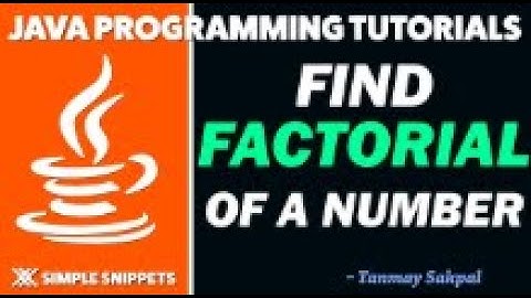 Java Programming #5 - Program to Find the Factorial of the Number in Java | #CodeWith_Ritik