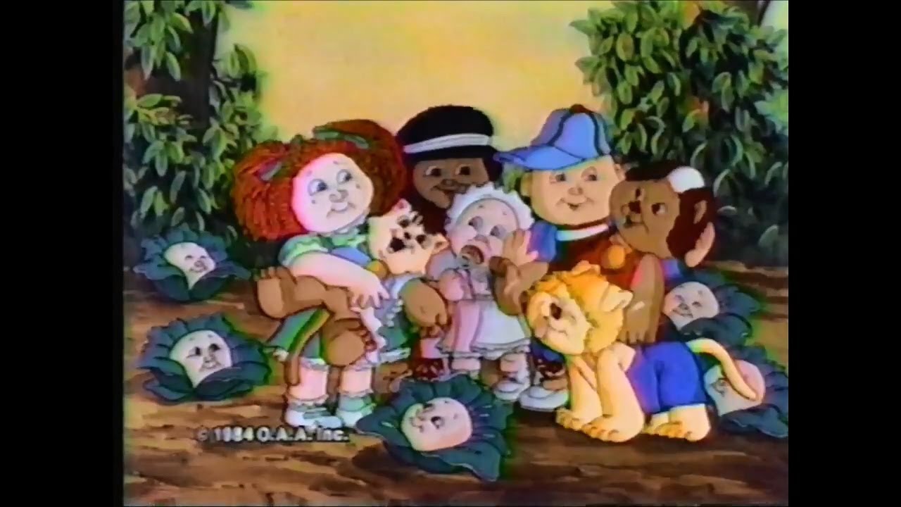 Six Cabbage Patch Kids by Coleco Commercials from ~1985