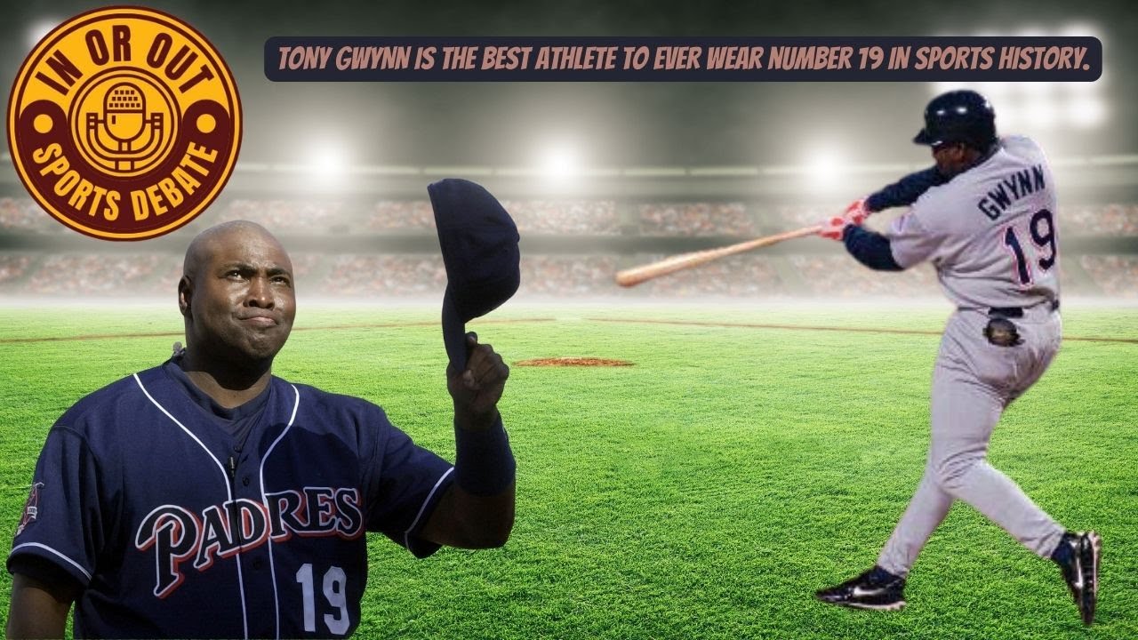 Tony Gwynn is the BEST athlete to wear number 19 