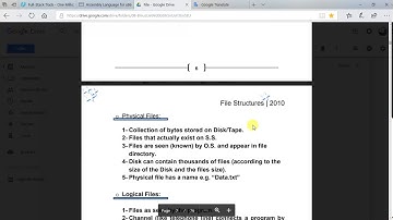 Basic File Operations (Logical File VS Physical File)