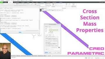 Creo Parametric - Cross Section Mass Properties | Analysis