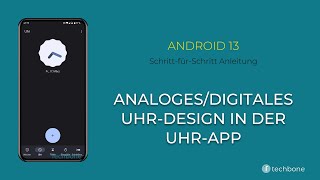 Analoges oder digitales Uhr-Design in der Uhr-App anzeigen [Android 13] screenshot 2