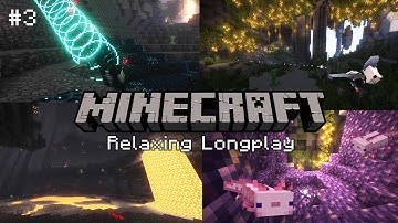 🦇 Deep Cave Exploration #3 + End, Nether w/Elytra - Relaxing Minecraft [1.20.4] Longplay