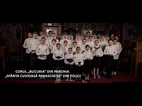 Grupul catehetic „Bucuria” al Parohiei „Sf. Parascheva” Țolici - Hristos a Înviat