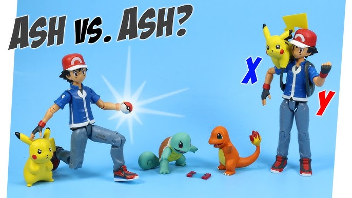 Tomy Pokemon XY Ash and Pikachu Pokémon trainer Action Figure