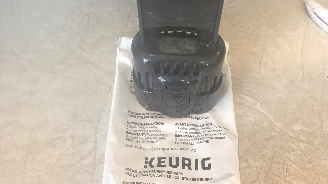 How to replace & clean Keurig water filter YouTube