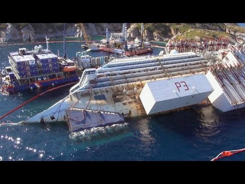 Video: Costa Concordia Feribotunu Resiften çıkarmak Için Yapılan Kurtarma Operasyonu Nasıldı?