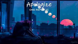 one republic - apologize (slowed + reverb) lyrics screenshot 4