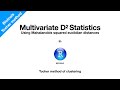 Multivariate D-Square statistics in R/Tocher method of clustering for genetic diversity assessment
