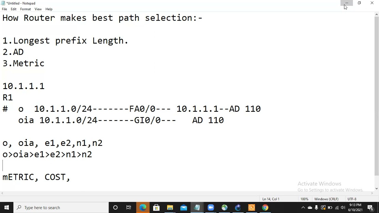 OSPF Route Selection O,OIA,E1,E2,N1.N2 CCNA CCNP YouTube