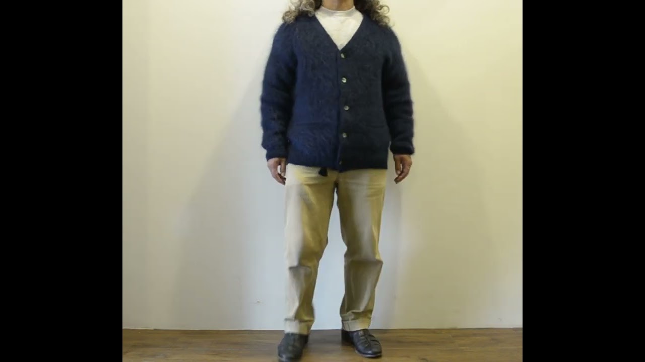 UNUSED アンユーズド mohair knit cardigan. US2271 - YouTube