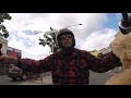 Harley Ride Into Sale &amp; a Oil &amp; Filter Change Wile On The Road.... Hippy Trev