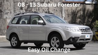Easy Subaru Forester Oil Change