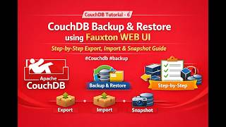 CouchDB Backup & Restore in Fauxton WEB UI | Step-by-Step Export, Import & Snapshot #couchdb #backup