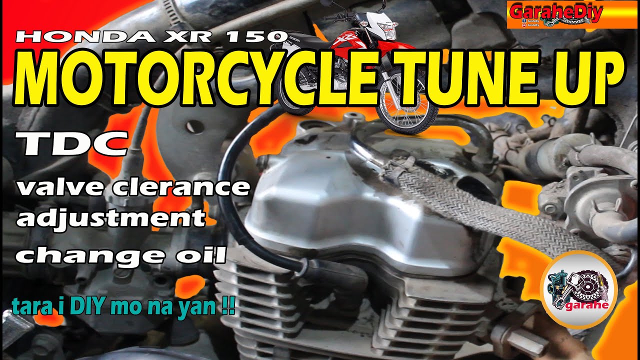 PAANO MAG TUNE UP NG MOTOR, HONDA XR 150, HONDA TMX SUPREMO 150. TDC, VALVE CLEARANCE, CHANGE OIL.