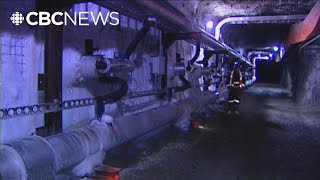 Underground of Yellowknife's Giant Mine sealed shut