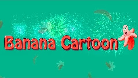 BANANA CARTOON LOGO EFFECTS #soundvariations #soundeffects #introeffect #logoeffect | Inverted