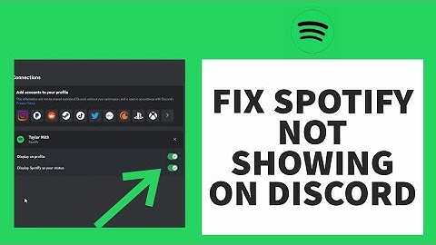 How To Fix Spotify Not Showing On Discord (2023) | Discord Not Showing Spotify Status (Fixed)