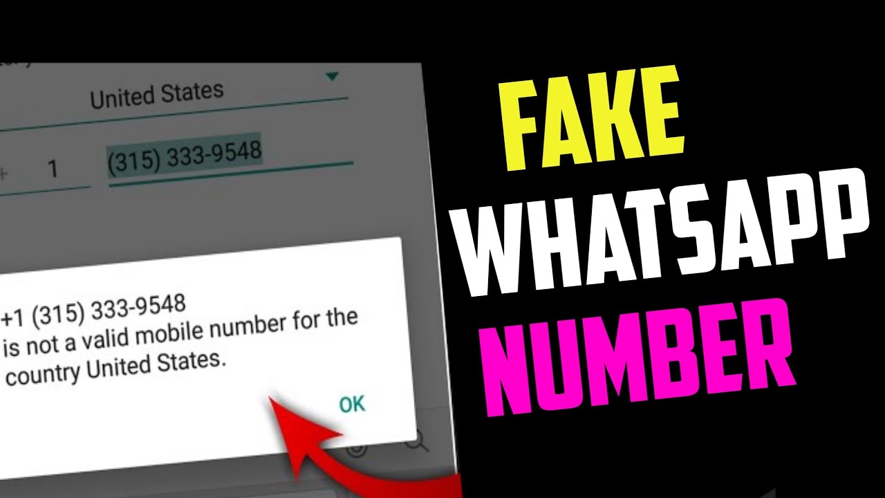 Fake Whatsapp Number Kaise Banaye How To Create Fake Whatsapp Must