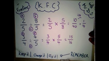 Diving Fractions with Mr D- K.F.C method!