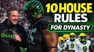 10 House Rules That Make Dynasty WAY More Realistic