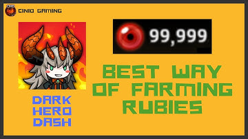 Dark Hero Dash: Idle RPG - Best way of farming Rubies