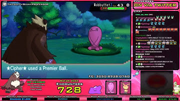 LIVE Shiny Wobbuffet (728) DexNav Encounters in Pokemon ORAS