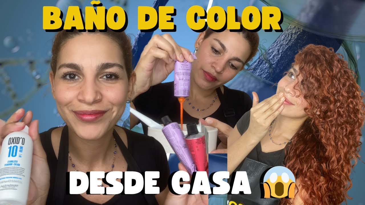 ¿Cómo HACER un BAÑO  de  COLOR EN CASA?