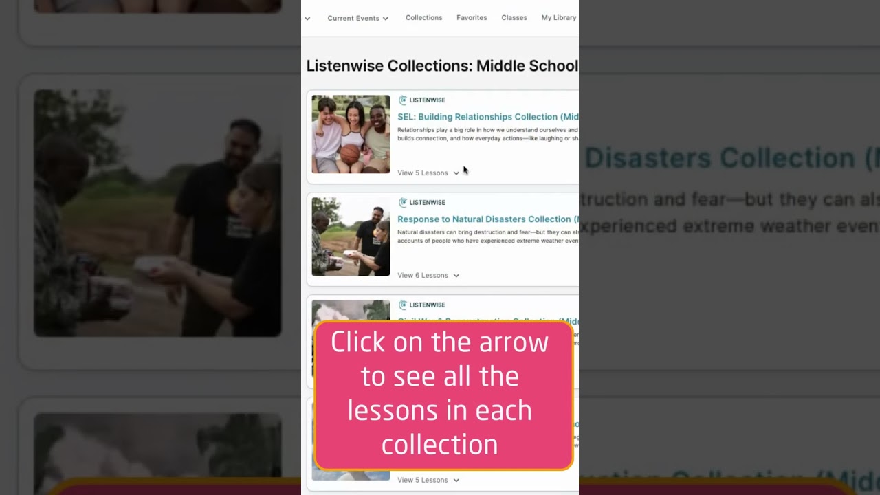 #shorts - New Listenwise Collections