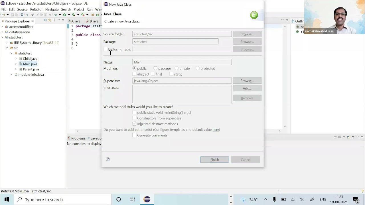 Static and Non-static Methods in Java - YouTube