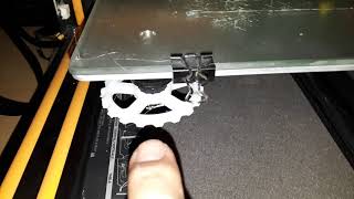CREALITY CR-10 3D printing mods bed leveling and sticking to the bed talk