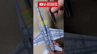 F18 HORNET PRIMERA PARTE #shorts #modelismo #gaahleri #maquetas #usairforce #coleccionista #hobby