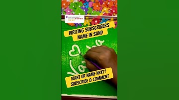 ✨Varsha❤️ Sand Art | ASMR Satisfying Name Writing #sandart #shorts #name