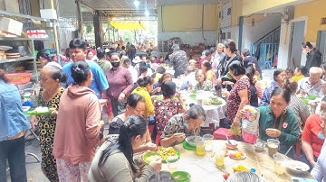 34/Ngày Rằm Thợ Nấu Chiến Đấu 16 Món Chay Ngon Quá Xuất Sắc Tịnh Xá Ngọc QuangTròi Mua KháchVẫn Đồng