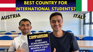 🇮🇹 ITALY vs 🇦🇹 AUSTRIA | Study, PR, Scholarships, Jobs & Living Cost for South Asian Students