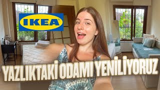 YAZLIKTAKİ ODAMI YENİLİYORUZ  | IKEA ALIŞVERİŞİ