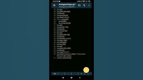 CREATING INSTAGRAM LOGO USING PYTHON!!SOURCE FILE IN COMMENTS!!.SUBSCRIBE,LIKE AND SHARE💖💖🥰🥰#shorts