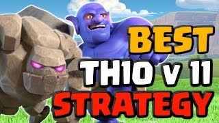 Best TH10 vs TH11 Attack Strategy 2017 - Clash of Clans screenshot 1