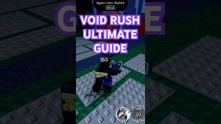 How to use Void Rush in Forsaken  #forsaken #roblox #forsakenroblox