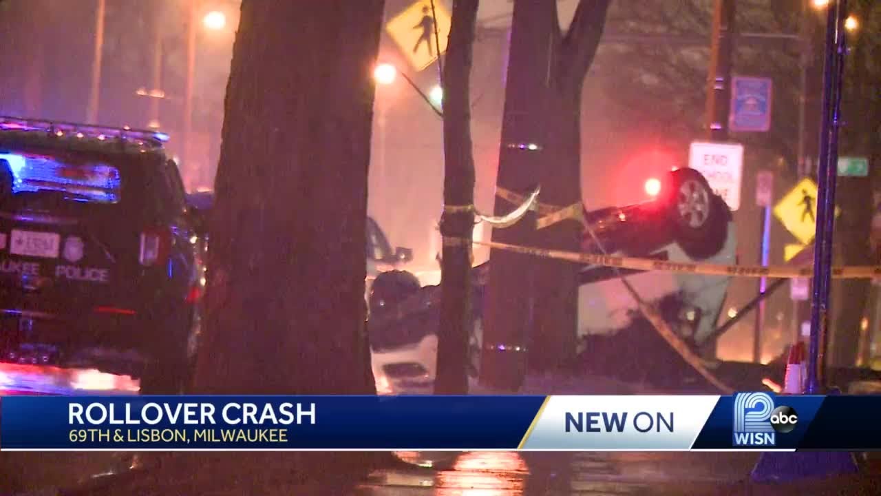 Car crashes into tree after driver shot - YouTube