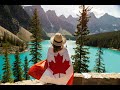 Canada nature 4k relaxing music flying over drone  muzyka relaksacyjna kanada widoki dronem chill