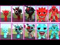 ALL FORMS SPRUNKI RADDY HORROR VS SPRUNKI SKY VS PLUSHIE SONIC GIANT SHOWDOWN